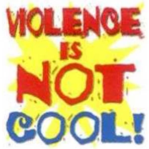 Temporary Tattoos (tm) - Stock, Non Toxic, Hypoallergenic Violence Is Not Cool! Tattoo Is Fda Certified