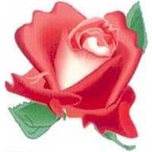 Temporary Tattoos (tm) - Stock, Non Toxic, Hypoallergenic 2" X 2" Red Rose Head Tattoo Is Fda Certified