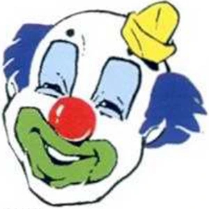 Temporary Tattoos (tm) - Stock, Non Toxic, Hypoallergenic 2" X 2" Clown Face Tattoo Is Fda Certified