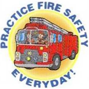 Temporary Tattoos (tm) - Stock, Non Toxic, Hypoallergenic 2" X 2" Fire Truck Tattoo Is Fda Certified