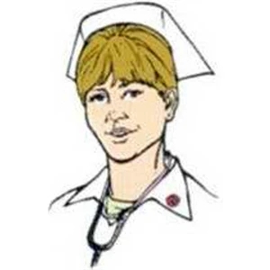 Temporary Tattoos (tm) - Stock, Non Toxic, Hypoallergenic 2" X 2" Woman Nurse's Head Tattoo Is Fda Certified