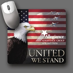 Origin'l Fabric (r) - 7.5"x8"x1/4"-antimicrobial Fabric Surface Mouse Pad-5-day; Rush: 24hr,1,2,or 3-day