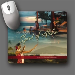 Origin'l Fabric (r) - 7"x8"x1/4"-antimicrobial Fabric Surface Mouse Pad-5-day; Rush: 24hr,1,2,or 3-day