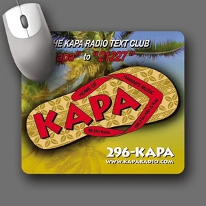 Origin'l Fabric (r) - 7"x8"x3/16"-antimicrobial Fabric Surface Mouse Pad-5-day; Rush: 24hr,1,2,or 3-day