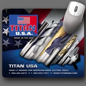 Origin'l Fabric (r) - 8"x9.5"x1/8"-antimicrobial Fabric Surface Mouse Pad-5-day; Rush: 24hr,1,2,or 3-day