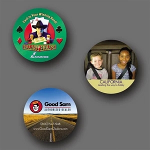 Origin'l Fabric (r) - 3.6"dia.x1/8"-heavy Duty Fabric Surface Coaster-5-day; Rush: 24 Hour,1,2,or 3-day
