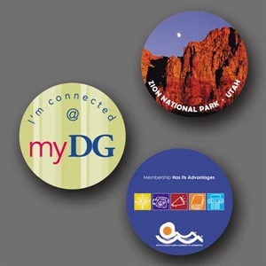 Origin'l Fabric (r) - 4"dia.x1/8"-heavy Duty Fabric Surface Coaster-5-day; Rush: 24 Hour,1,2,or 3-day