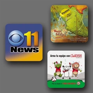 Origin'l Fabric (r) - 4"x4"x1/16"-heavy Duty Fabric Surface Coaster-5-day; Rush: 24 Hour,1,2,or 3-day