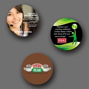 Origin'l Fabric (r) - 3.6"dia.x1/16"-heavy Duty Fabric Surface Coaster-5-day; Rush: 24 Hour,1,2,or 3-day