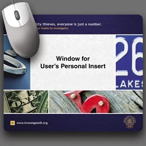 Frame-it Flex (r) - 8"x9.5"x1/8"-heavy Duty Windo With Photo Mouse Pad-5-day; Rush: 24 Hour,1,2,or 3-day