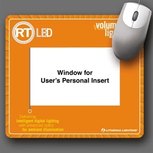 Retreads (r) Frame-it Flex (r) - 8"x9"x3/32"-retreads®-recycled Tire Window Mouse Pad-5-day; Rush: 24hr,1,2,or 3day