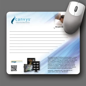 Mousepaper (r) - 24 Page - Recycled Note Paper Mouse Pad - 5-day Std; Rush: 2-day Or 3-day