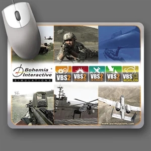 Vynex (r) Heavy Duty - 7"x9"x3/16"-hard Surface Mouse Pad - 5-day Std.; Rush: 1-day/24 Hour, 2-day Or 3-day