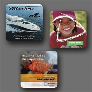 Vynex (r) Heavy Duty - 4"x4"x1/16"-hard Surface Coaster - 5-day Std.; Rush: 1-day/24 Hour, 2-day Or 3-day