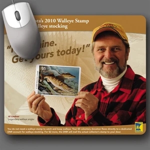 Vynex (r) Heavy Duty - 8"x9.5"x1/16"-hard Surface Mouse Pad-5-day; Rush: 24 Hour,1,2,or 3-day