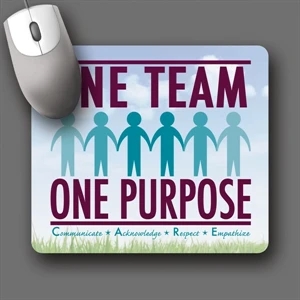 Vynex (r) Heavy Duty - 7"x8"x1/16"-hard Surface Mouse Pad - 5-day Std.; Rush: 1-day/24 Hour, 2-day Or 3-day