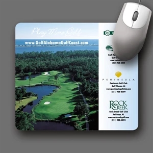 Vynex (r) Heavy Duty - 7"x8"x1/8"-hard Surface Mouse Pad - 5-day Std.; Rush: 1-day/24 Hour, 2-day Or 3-day