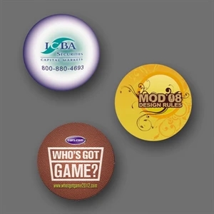 Vynex (r) Heavy Duty - 3.6"dia.x1/8"-hard Surface Coaster - 5-day Std.; Rush:1-day/24 Hour, 2-day Or 3-day