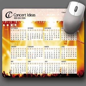 Peel & Place (r) - 8"x9.5"x.015"-ultra Thin, Hard Surface Mouse Pad-5-day; Rush: 24 Hour,1,2,or 3-day
