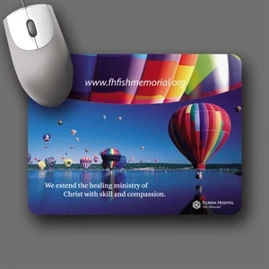 Barely There (tm) - 6"x8"x.020"-ultra Thin, Hard Surface Mouse Pad-5-day; Rush: 24 Hour,1,2,or 3-day