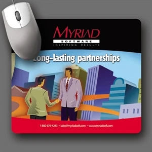 Barely There (tm) - 7.5"x8.5"x.020"-ultra Thin, Hard Surface Mouse Pad-5-day; Rush: 24 Hour,1,2,or 3-day