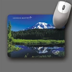 Retreads (r) - 6"x8"x3/32"-100% Recycld Tire Hard Surface Mouse Pad-5-day; Rush: 24 Hr,1,2,or 3-day