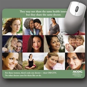 Retreads (r) - 8"x9.5"x3/32"-recycled Tire Hard Surface Mouse Pad-5-day; Rush: 24 Hr,1,2,or 3-day