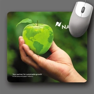 Retreads (r) - 7.5"x8.5"x3/32"-recycled Tire Hard Surface Mouse Pad-5-day; Rush: 24 Hr,1,2,or 3-day