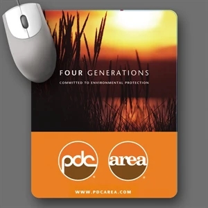 Retreads (r) - 7"x9"x3/32"-100% Recycld Tire Hard Surface Mouse Pad-5-day; Rush: 24 Hr,1,2,or 3-day