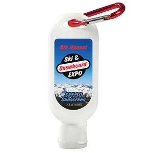Tottle Bottle With 1.5 Oz. Of Spf 30 Sunscreen. Carabiner Sold Separately