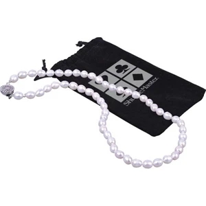 Bret Roberts (tm) - High Luster And Hand Strung Necklace With Genuine Freshwater Pearls