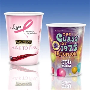 Reusable White Plastic Cup-17 Oz.-full Color- 5-day Std; Rush: 2,3,or 4-day