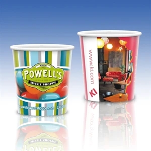 Reusable White Plastic Cup-12 Oz.-full Color- 5-day Std; Rush: 2,3,or 4-day