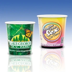 Heavy Duty Paper Cold Cup-12 Oz.-full Color- 5-day Std; Rush: 2,3,or 4-day