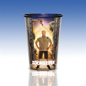 Visstun (r) - Reusable Clear Plastic Cup-20 Oz.-full Color- 5-day Std; Rush: 2,3,or 4-day