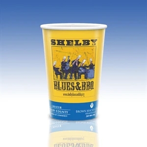 Visstun (r) - Reusable White Plastic Cup-20 Oz.-full Color- 5-day Std; Rush: 2,3,or 4-day