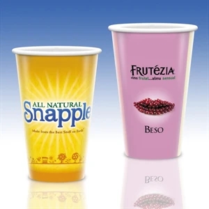 Heavy Duty Paper Cold Cup-16 Oz.-full Color- 5-day Std; Rush: 2,3,or 4-day
