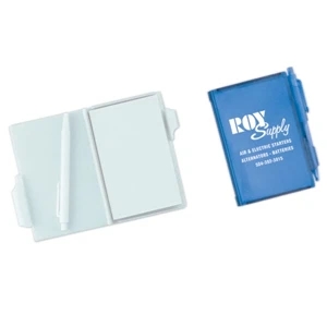 Jiffy Jotter - Notepad With Pen In A Folder, W 3-1/8" X 1/2" X 4-1/8". Closeout
