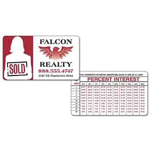 Uv-coated (1s) Plastic Business Card - 3.5 X 2 (2-sided) - Round Corners - 10 Pt