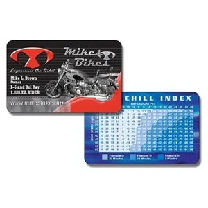 Extra-thick Uv-coated (1s) Paper Petite Wallet Card - 3.375 X 2.125 - 14 Pt