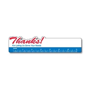 1 3/4" X 8" Bookmark/ruler With Page Holder. 14 Pt Plastic With Uv Coating