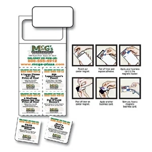 Skinny Mini (tm) - Coupons - Custom 6 Coupons (3.5 X 9). Personalize With Your Business Card