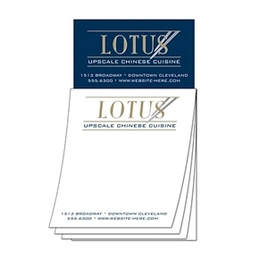 Magna-pad (tm) - Custom 3.5 X 6.25 50-sheet Pad With Business Card Magnet