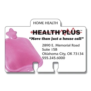 Extra-thick Laminated Rotary Card - Center Tab (approx. 4 X 2.625) - 24 Pt