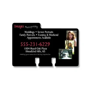 Extra-thick Laminated Rotary Card - Left Tab (approx. 4 X 2.5625) - 24 Pt