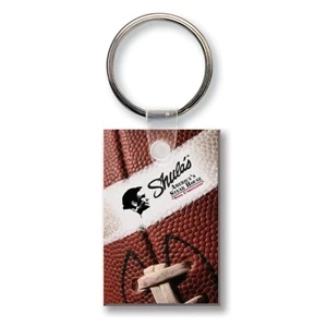 Sof-color (tm) Economy - Key Tag - Small Rectangle - Full Color. Durable, Digital Four Color Process Print