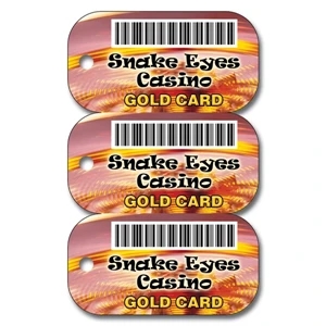 Polyspectrum (tm) - Key Tag - Loyalty Tag Set - Full Color. Digital Four Color Process Print