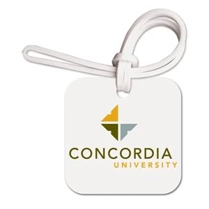 Polyspectrum (tm) - Bag & Luggage Tag - Square - Full Color. Brilliant Digital Four Color Process Print