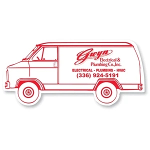 30 Mil - Magnet - Van. Digital 4-color Process Print; Stock 20 Mil; 30 & 50 Mil Product