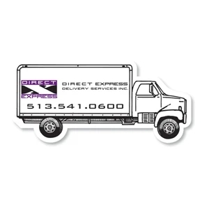 20 Mil - Magnet - Delivery Truck - Full Color. Digital Four Color Process Print